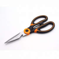 德国锋利厨房用强力不锈钢多功能剪刀家用鸡骨剪剪鱼食物剪保护套 橙色强力鸡骨剪