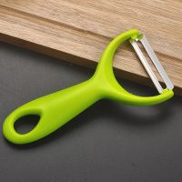 锋利不锈钢削皮器削果皮瓜土豆萝卜瓜刨削皮刀结实好用 绿柄瓜刨单个