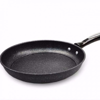 韩国锅麦饭石平底锅不粘锅无油烟煎锅燃气灶电磁炉通用麦饭石煎锅 26cm煎锅无盖