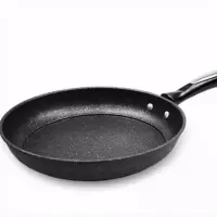 韩国锅麦饭石平底锅不粘锅无油烟煎锅燃气灶电磁炉通用麦饭石煎锅 26cm煎锅无盖