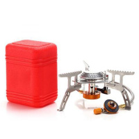 户外1-2人2-3人5-7人套锅便携炉头锅具套装 不粘锅野营野炊炊具 电子打火炉