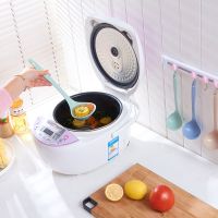 麦秸秆饭勺厨房家用不粘饭勺米饭勺饭铲饭瓢米饭勺子铲子勺子汤勺 汤勺 2个装【粉+米】