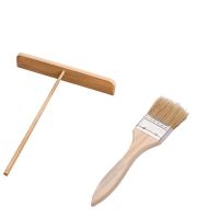 煎饼果子工具家用铲子竹耙子刮板竹蜻蜓摊鸡蛋饼油刷铲子烙饼神器 煎饼耙2个+毛刷2个