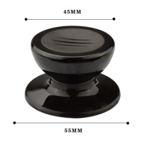 【一个】锅盖把手通用锅盖顶珠锅盖钮锅盖头锅盖帽汤锅盖防烫 6个装 圆线款