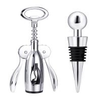 厨房用品酒具开瓶器红酒开瓶器红酒起子开瓶器家用开酒 全钢开瓶器+锌合金酒塞