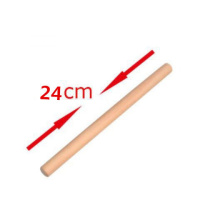 家用擀面棍擀面杖实木饺子皮小号大号擀面条烘焙工具压面棍面粉棍 擀面杖[1根] 29*2.7+40*3.5cm各一