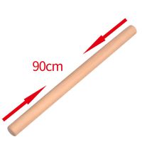 擀面杖实木大号饺子皮家用小号赶杆面棍干擀面棒面条烘焙饼 长90cm[直径3.5cm]