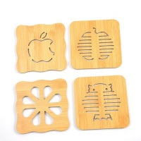 桌垫隔热垫套装盘子垫碗垫杯垫子欧式卡通镂空款设计木压缩板