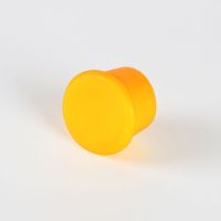 密封不漏水硅胶瓶塞保鲜不透气玻璃啤酒瓶盖子葡萄红酒塞嘴软胶塞 黄色 5个装