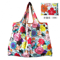 大容量可折叠便携超市环保袋购物袋轻防水买菜包手提袋单肩旅行包 H008 2个大号