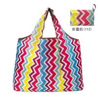 大容量可折叠便携超市环保袋购物袋轻防水买菜包手提袋单肩旅行包 H112 2个大号