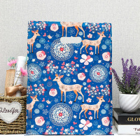 服装店袋子女童装衣服袋子购物袋塑料胶袋手提袋包装袋礼品袋批发 吉祥鹿 宽35高45(50个)买3送1