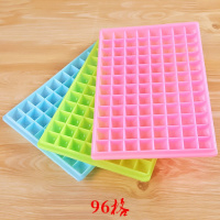 60/96冰格制冰盒家用自制圆形冰球冰块威士忌硅胶冰格模具速冻器 96格