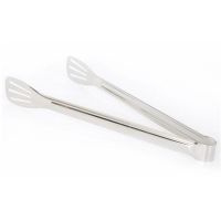 加厚不锈钢食品夹面包夹子烧烤夹厨房糕点夹牛排夹烘焙烤肉馒头夹 单个装 9寸[24cm]