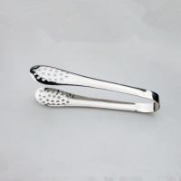 不锈钢食品夹食物方糖冰块夹烘焙夹面包烧烤牛排自助餐厅火锅夹子 长约13cm(货号:5#贝壳)