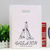 服装店袋子女童装衣服袋子购物袋塑料胶袋手提袋包装袋礼品袋批发 美丽天使 宽25高35(50个)买3送1