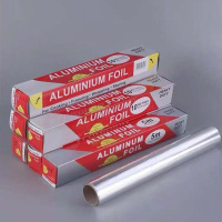 展艺加厚锡纸烧烤烤箱家用铝箔纸烤肉纸烤红薯油纸一次性烘焙工具 3米锡纸一卷(买2送耐高温油刷)