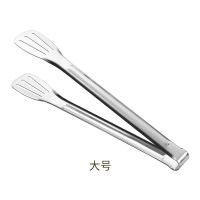 加厚不锈钢食品夹子自助餐面包夹食物夹烧烤夹厨房用品(单个装) 三线14寸（34cm） 单个