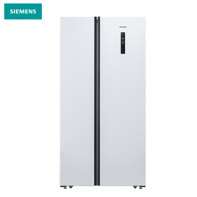 [热卖款]西门子 (SIEMENS) KA50NE20TI风冷无霜502升纤薄机身变频可嵌入摆放对开门冰箱(白色)