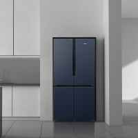 [一周发货]西门子(SIEMENS) 605升大容量欧式十字门冰箱 十区精细分储 保鲜 KC605691EC(湖蕴蓝)