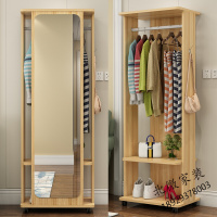 (苏宁严选)好物穿衣镜全身落地镜家用简约多功能旋转移动客厅卧室收纳柜试衣镜子定制