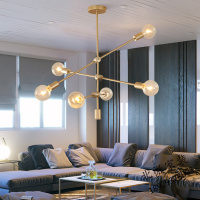 欧式吊灯铁艺北欧客厅吊灯创意餐厅卧室吊灯后现代个性设计师吊灯时尚艺术灯具