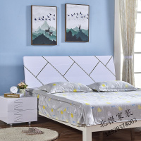 欧式床头板软包床头板简约现代1.8米双人床板烤漆儿童床头靠背板