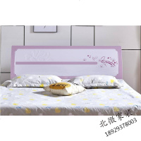 床头板简约现代床头靠背板双人床头1.5米1.8米经济型白色烤漆韩式