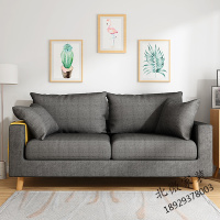 [推荐款|布艺沙发]布艺沙发小户型北欧客厅现代简约二手双人三人出租房小沙发网红款实木沙发时尚简约