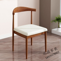 简约现代实木书房家具 电脑椅家用懒人办公椅职员椅会议椅学生宿舍座椅现代简约靠背椅子 办公椅