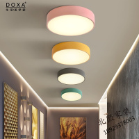 北欧阳台吸顶灯玄关走廊过道灯led圆形卧室衣帽间厨房卫生间灯具