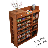 [苏宁推荐]鞋柜鞋架多层简易进口家用经济型省空间仿实木防尘收纳小鞋架子简约现代其他