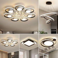 2020年新款简约现代led优质亚克力吸顶灯时尚大气客厅长方形灯温馨浪漫卧室创意书房厨房灯北欧个性新款套餐组合