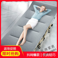 办公室午睡躺椅睡床单人 午休床 折叠床 家用简易陪护沙滩便携成人行军 宜家风格折叠 布艺简约现代