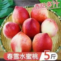 星派果陕西水蜜桃/3/5斤脆桃应当季整箱水密桃冬桃