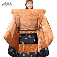 [优先发货]电动摩托车挡风被秋冬季加绒加厚电瓶车挡风被自行车防风水保暖罩