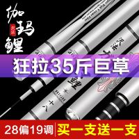 [优先发货]伽玛鲤鱼竿手竿日本进口碳素超轻超硬5.4米28调台钓竿钓鱼竿套装