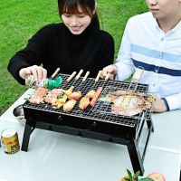 [优先发货]户外木炭烧烤架全套家用烤串炉小号烧烤炉子木炭烧炭野外烤肉工具
