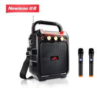 音箱+32GU盘+无线麦克风 [优先发货]纽曼 广场舞音响户外便携手提插卡蓝牙低音炮扩音器拉杆FM收音机