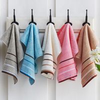 【优先发货】4/6条全纯棉方巾加厚小毛巾成人洗脸家用儿童不毛旅游吸水面巾 6条装【6色各一条】 方巾：34*34cm