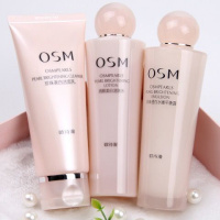 [优先发货]欧诗漫套装正品 营养美肤淡斑补水保湿洗面奶水乳女士学生 四件套+珍珠白BB