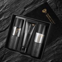 [优先发货][实体店有售]男士洗面奶护肤品套装祛痘面膜补水控油化妆品学生 洗面奶+爽肤水+乳液+一盒面膜