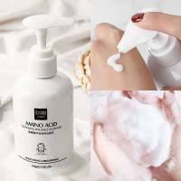 [优先发货]洗面奶女男士学生补水保湿控油祛痘温和氨基酸泡沫洁面乳正品 4件套[奶水乳霜]