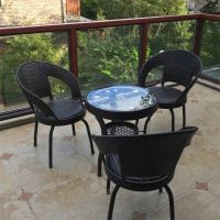 [优先发货]休闲阳台桌椅茶桌椅靠背椅户外座椅藤椅三件套五件套腾椅旋转椅子