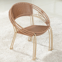 [优先发货]藤椅 休闲家用小藤椅子靠背椅成人老人室内阳台户外桌椅儿童凳子