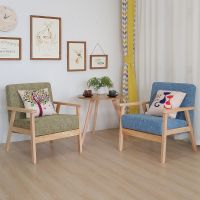 [优先发货]阳台桌椅三件套家用卧室小沙发茶几组合简约休闲实木茶桌椅子户型