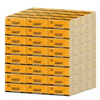 [优先发货]64包32包竹叶情竹浆本色家庭装纸巾原浆餐巾卫生纸实惠装整箱抽纸 60包居家100抽