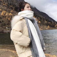 [优先发货]围巾女秋冬季韩版百搭可爱学生加厚围脖女士毛线保暖情侣款披肩男