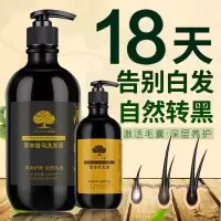 [优先发货]白发变黑发治根纯植物防脱发少年中老年何首乌本洗发水头发变黑 买5送5(发10瓶)适合重度白发 500ml