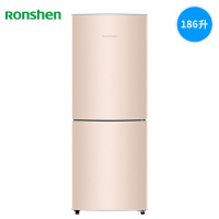 容声(Ronshen)186升 两门冰箱 小冰箱 双门冰箱家用电冰箱 静音节能(沐光金)BCD-186M21D